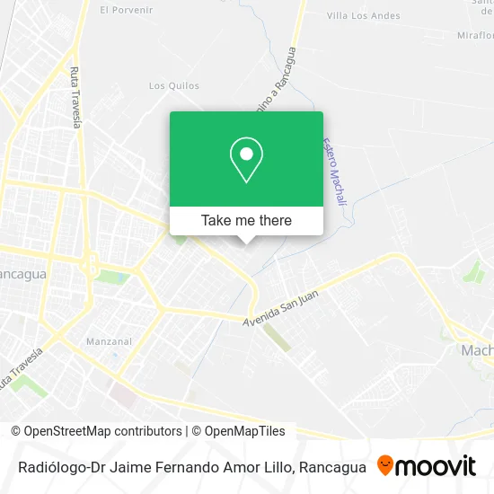Radiólogo-Dr Jaime Fernando Amor Lillo map