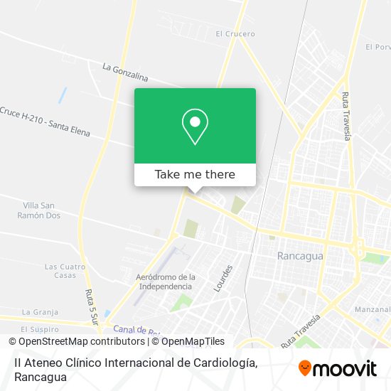 II Ateneo Clínico Internacional de Cardiología map