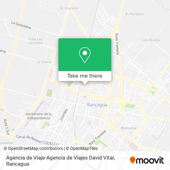 Mapa de Agencia de Viaje-Agencia de Viajes David Vitar