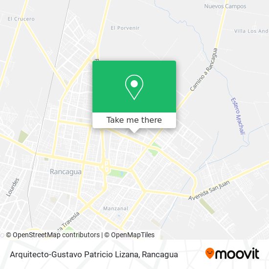 Arquitecto-Gustavo Patricio Lizana map