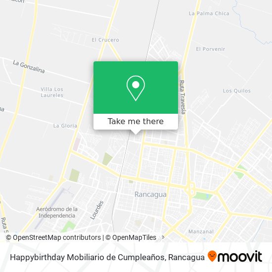 Mapa de Happybirthday Mobiliario de Cumpleaños
