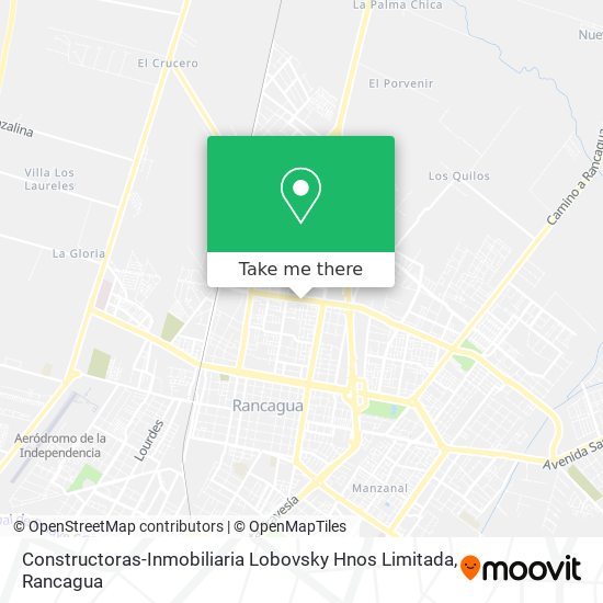 Constructoras-Inmobiliaria Lobovsky Hnos Limitada map