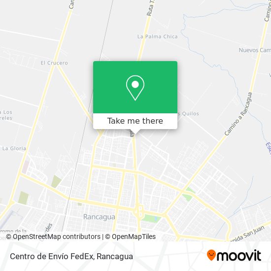 Centro de Envío FedEx map