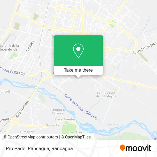 Pro Padel Rancagua map