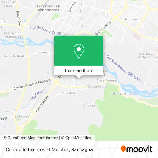 Centro de Eventos El Melchor map