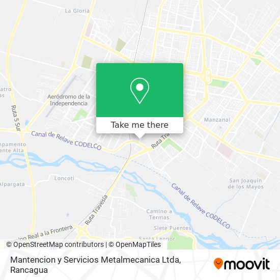 Mantencion y Servicios Metalmecanica Ltda map