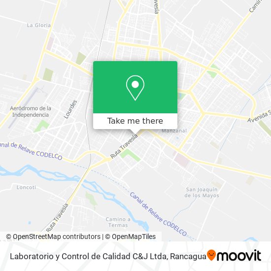 Laboratorio y Control de Calidad C&J Ltda map