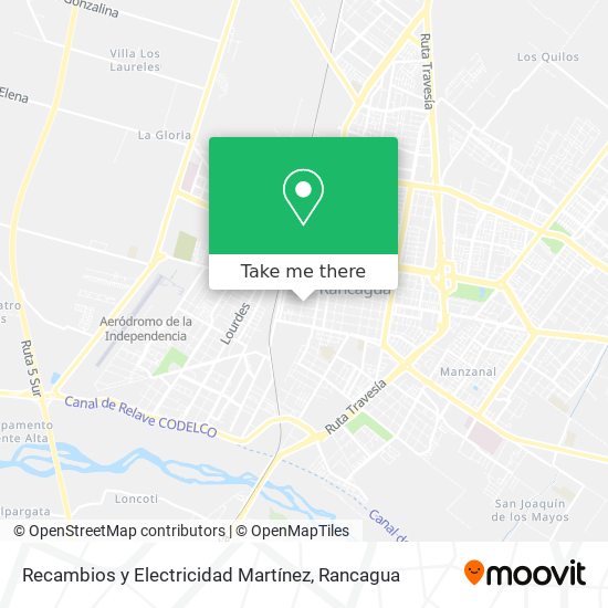 Mapa de Recambios y Electricidad Martínez