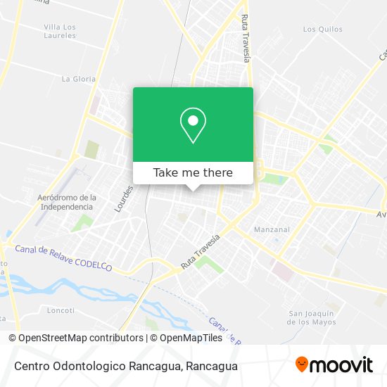 Centro Odontologico Rancagua map