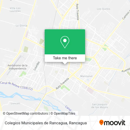 Colegios Municipales de Rancagua map