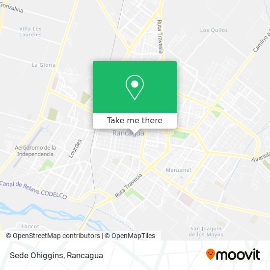 Mapa de Sede Ohiggins
