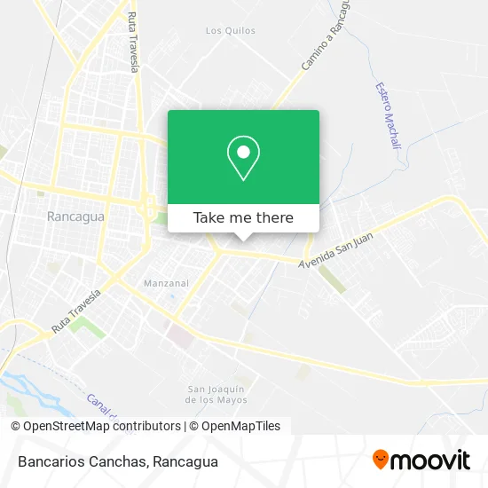 Bancarios Canchas map