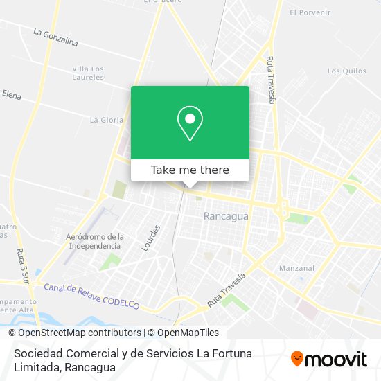 Sociedad Comercial y de Servicios La Fortuna Limitada map