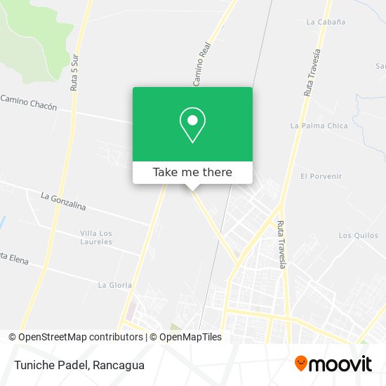 Tuniche Padel map