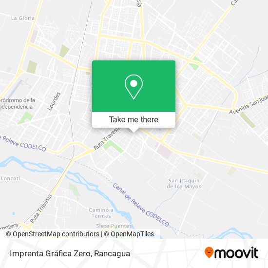 Imprenta Gráfica Zero map