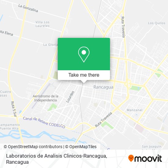 Laboratorios de Analisis Clinicos-Rancagua map