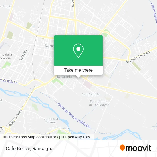 Café Berize map