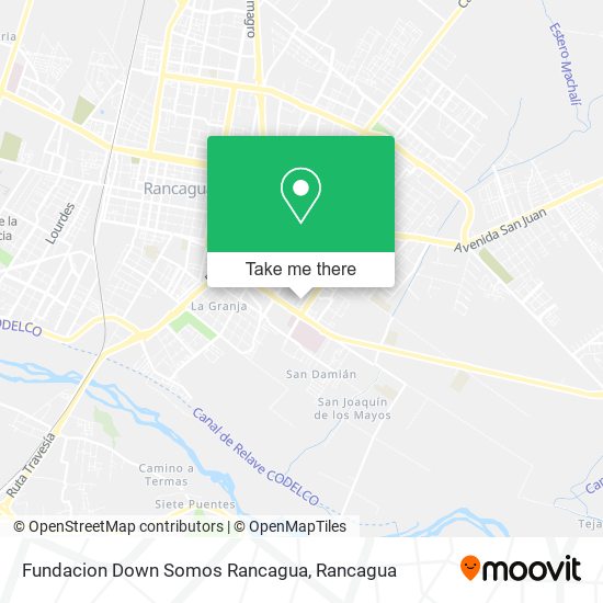 Fundacion Down Somos Rancagua map