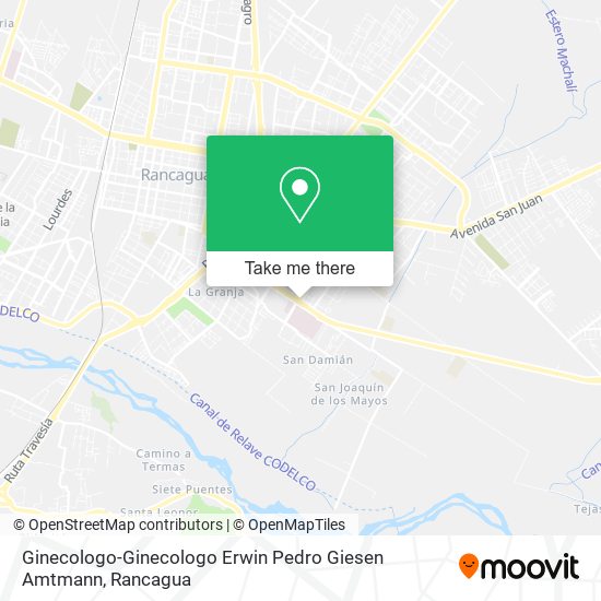 Mapa de Ginecologo-Ginecologo Erwin Pedro Giesen Amtmann