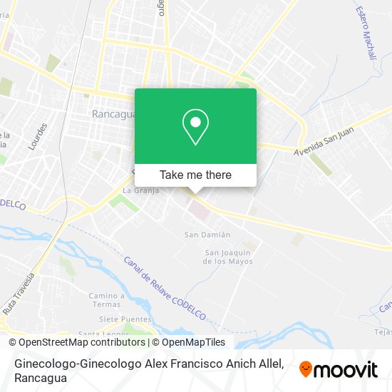 Ginecologo-Ginecologo Alex Francisco Anich Allel map