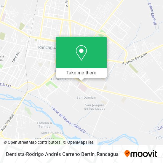 Mapa de Dentista-Rodrigo Andrés Carreno Bertín