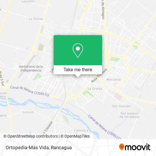 Ortopedia-Más Vida map