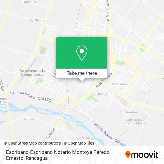 Escribano-Escribano Notario Montoya Peredo Ernesto map