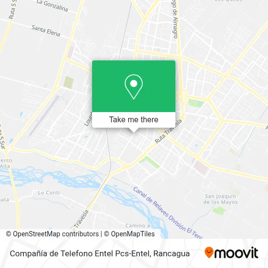 Compañía de Telefono Entel Pcs-Entel map