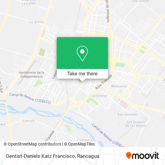 Dentist-Daniels Katz Francisco map