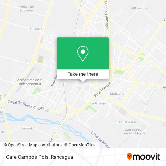 Cafe Campos Pols map