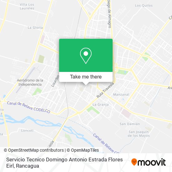 Servicio Tecnico Domingo Antonio Estrada Flores Eirl map