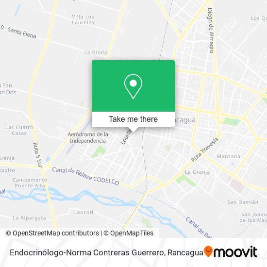Endocrinólogo-Norma Contreras Guerrero map