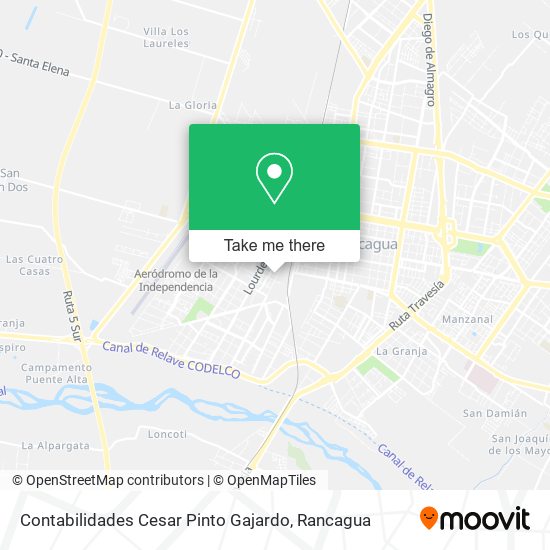Contabilidades Cesar Pinto Gajardo map