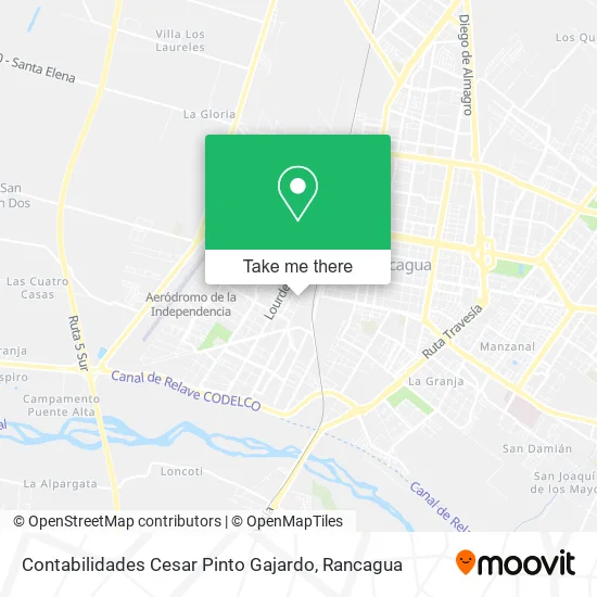Contabilidades Cesar Pinto Gajardo map