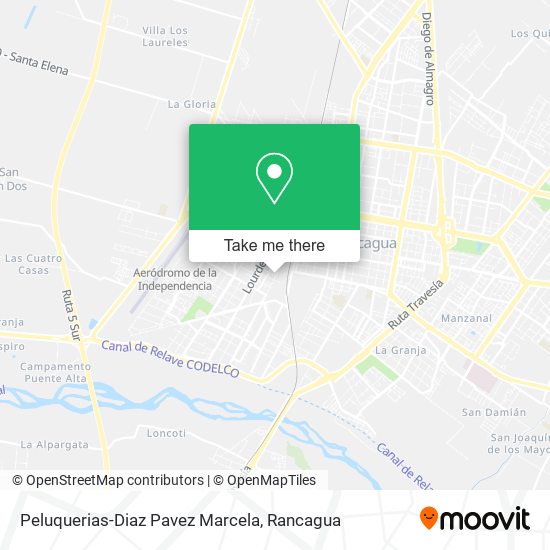 Peluquerias-Diaz Pavez Marcela map