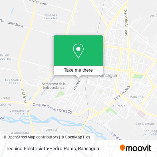 Técnico Electricista-Pedro Papic map