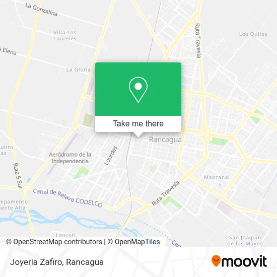 Joyeria Zafiro map