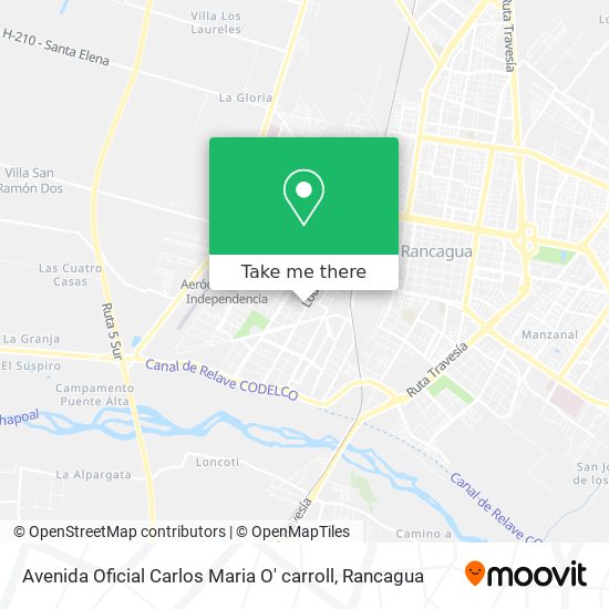 Avenida Oficial Carlos Maria O' carroll map