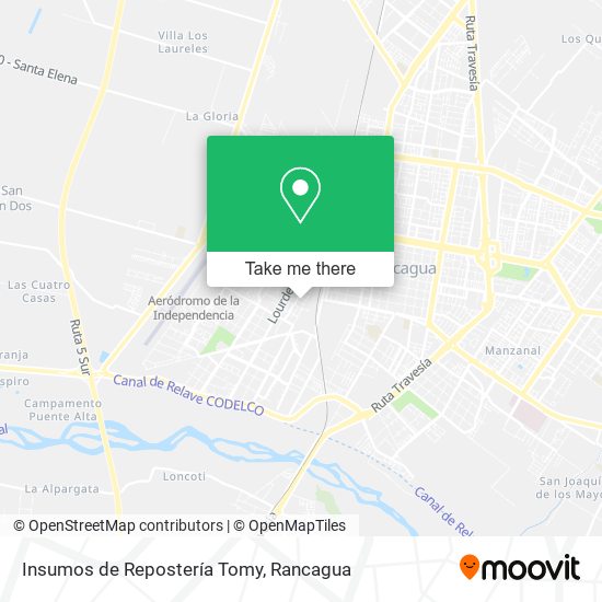 Insumos de Repostería Tomy map