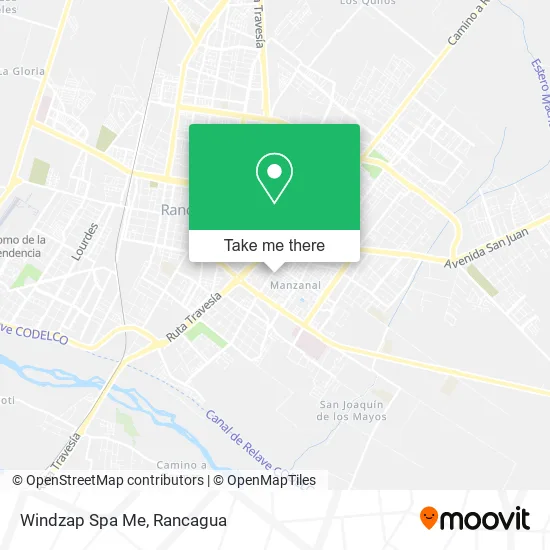 Windzap Spa Me map