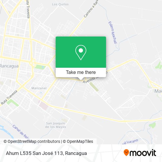 Ahum L535 San José 113 map