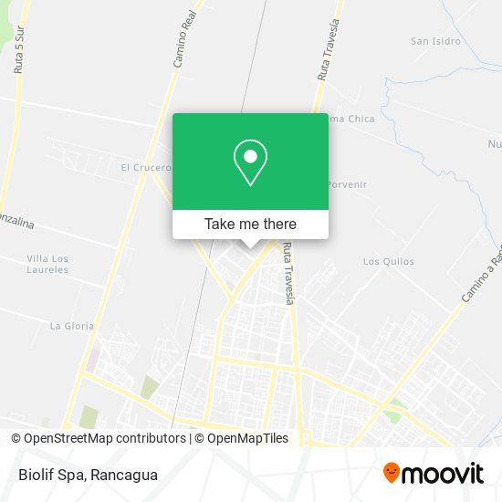 Mapa de Biolif Spa