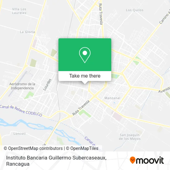 Instituto Bancaria Guillermo Subercaseaux map