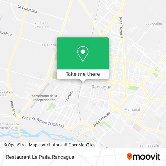 Restaurant La Paila map
