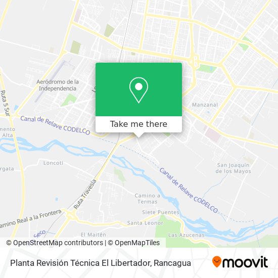 Planta Revisión Técnica El Libertador map