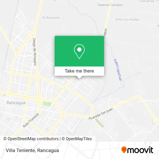 Villa Teniente map