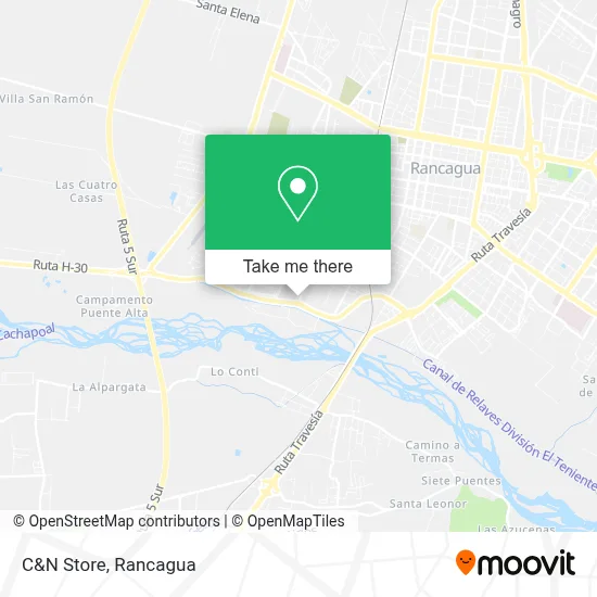 Mapa de C&N Store