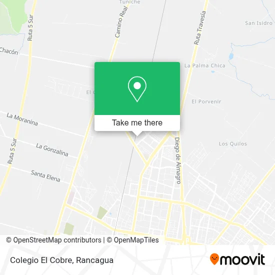 Colegio El Cobre map