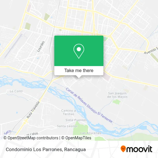 Condominio Los Parrones map