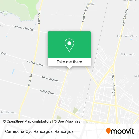 Carniceria Cyc Rancagua map